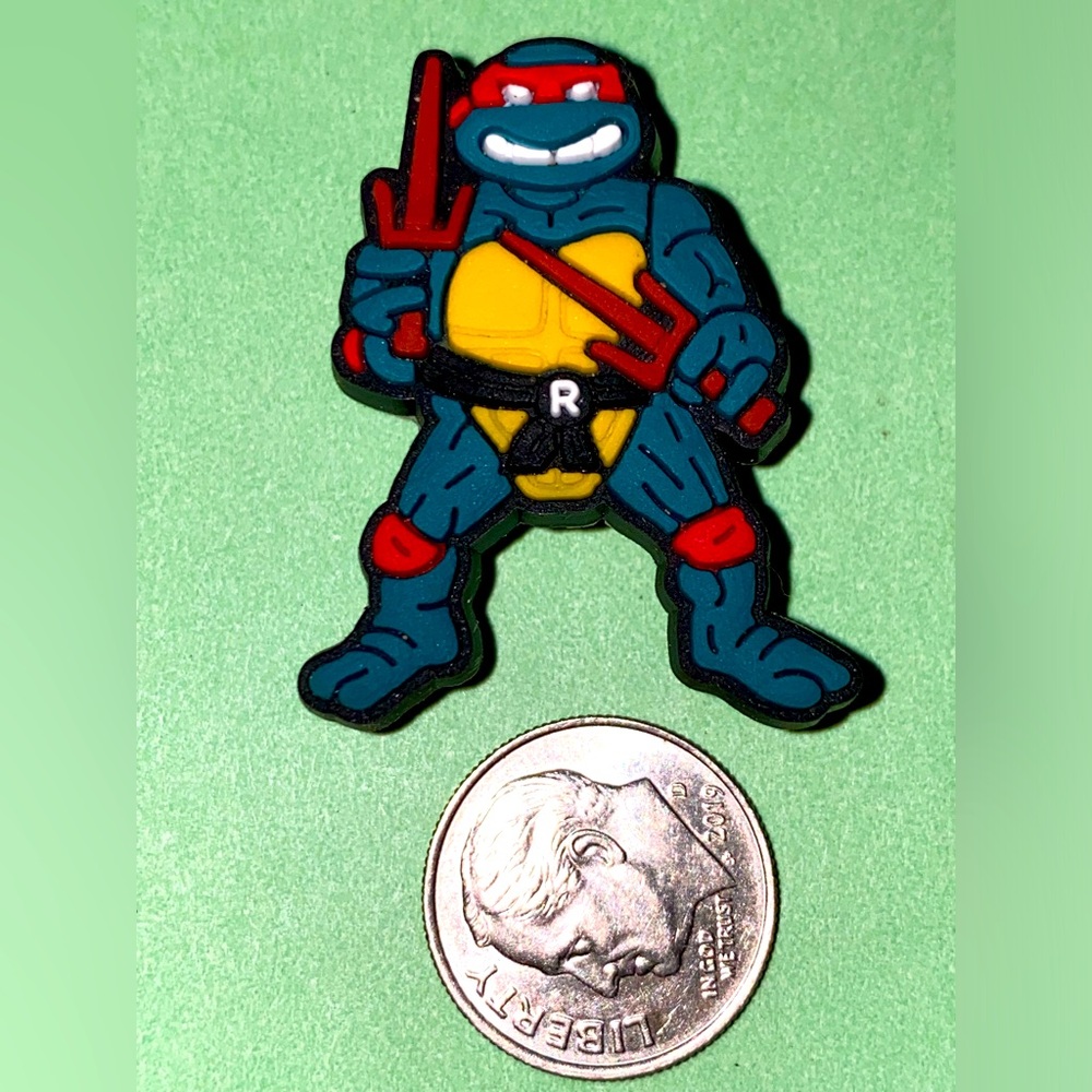 (10 for $15 Raphael Ninja Turtles Crocs Shoe Charms